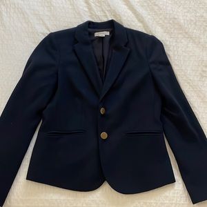 Liz Claiborne Navy Wool Blazer